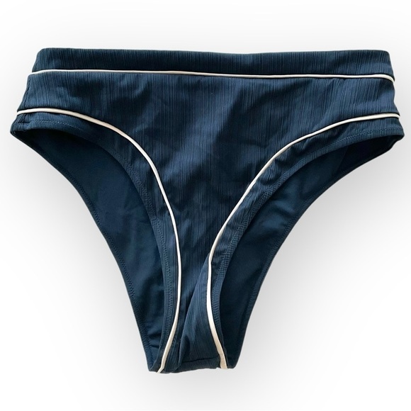 For Love & Lemons La Mer Black High Waist Bikini Bottom L - Picture 6 of 7